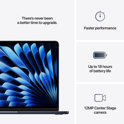 13-inch MacBook Air with M4 chip - Midnight